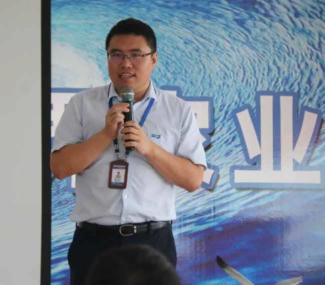 葛家成總裁寄語新員工： 抬頭看天，腳踏實地